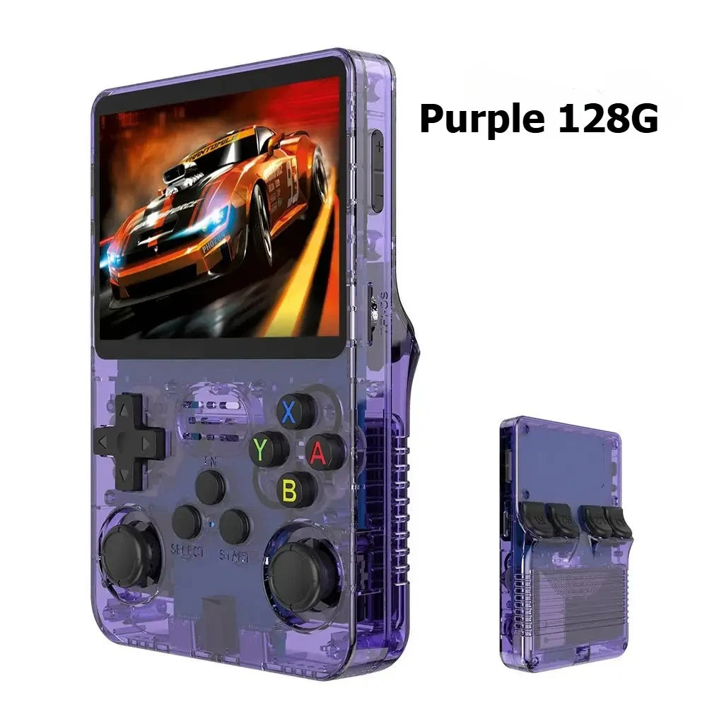 R36S Retro Handheld Game Console Linux System 3.5-Inch IPS Screen 64G/128G 20000+ Games Portable Pocket Game Console