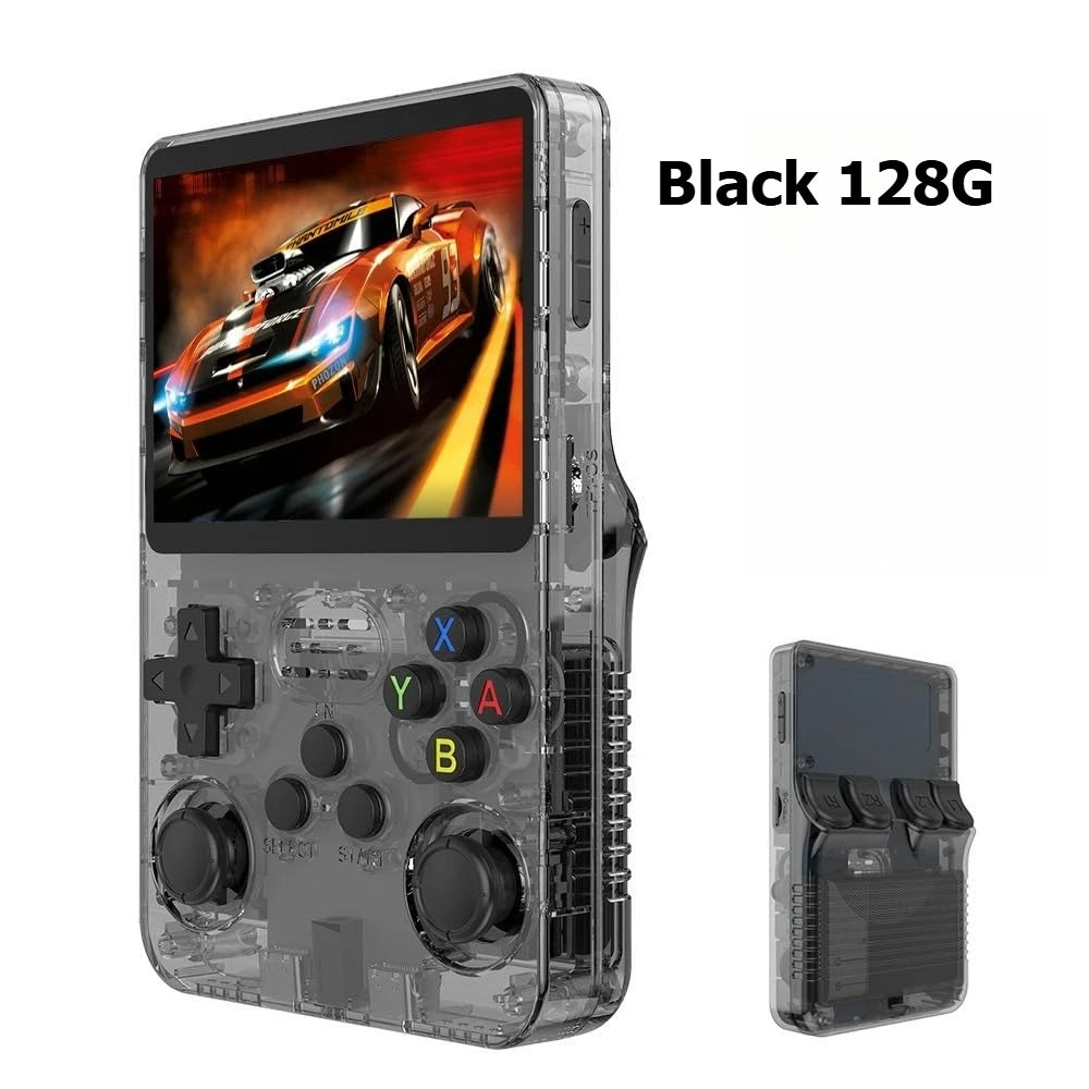 R36S Retro Handheld Game Console Linux System 3.5-Inch IPS Screen 64G/128G 20000+ Games Portable Pocket Game Console